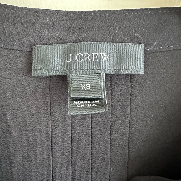 J. Crew | Black Blouse, Size XS ✨ - Picture 2 of 13
